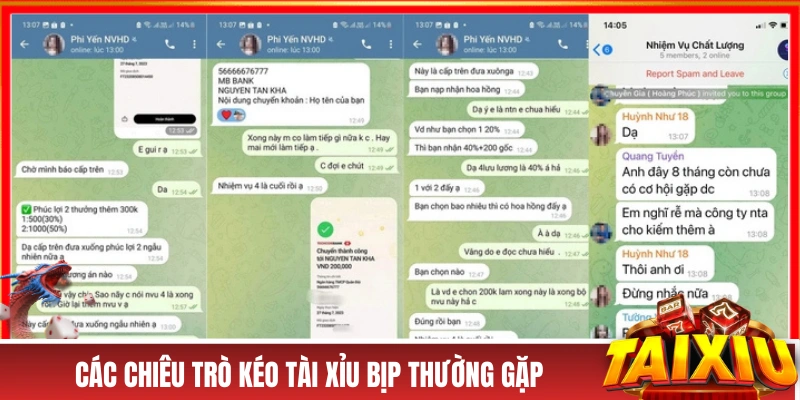 Các chiêu trò kéo tài xỉu bịp thường gặp